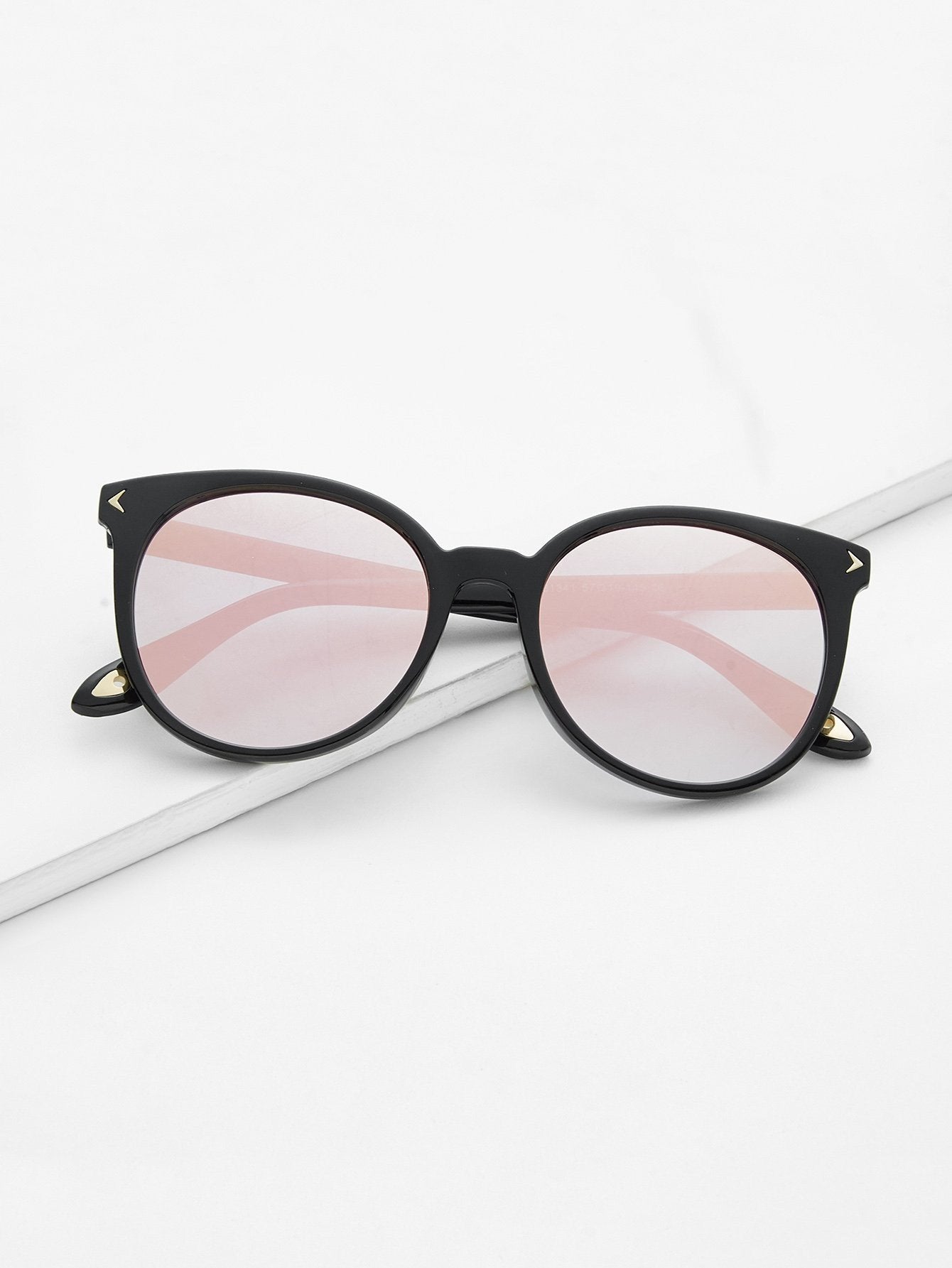 Mirror Lens Cat Eye Sunglasses