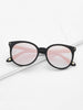 Mirror Lens Cat Eye Sunglasses