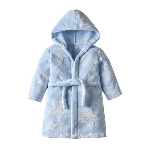 Baby bathrobe Toddler Kids Boys Girls Star Hooded