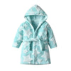 Baby bathrobe Toddler Kids Boys Girls Star Hooded