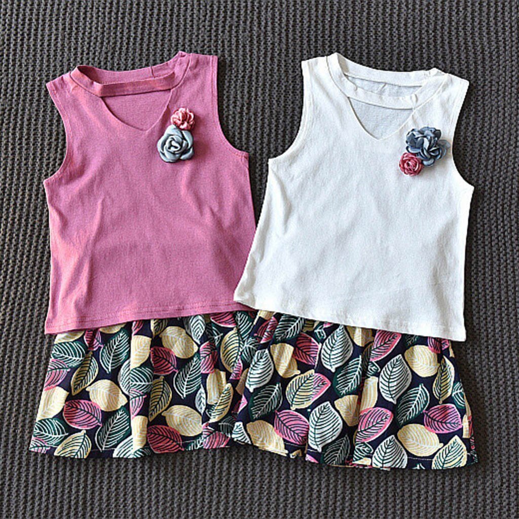 Kids Clothes Active Toddler Baby Girls Sleeveless