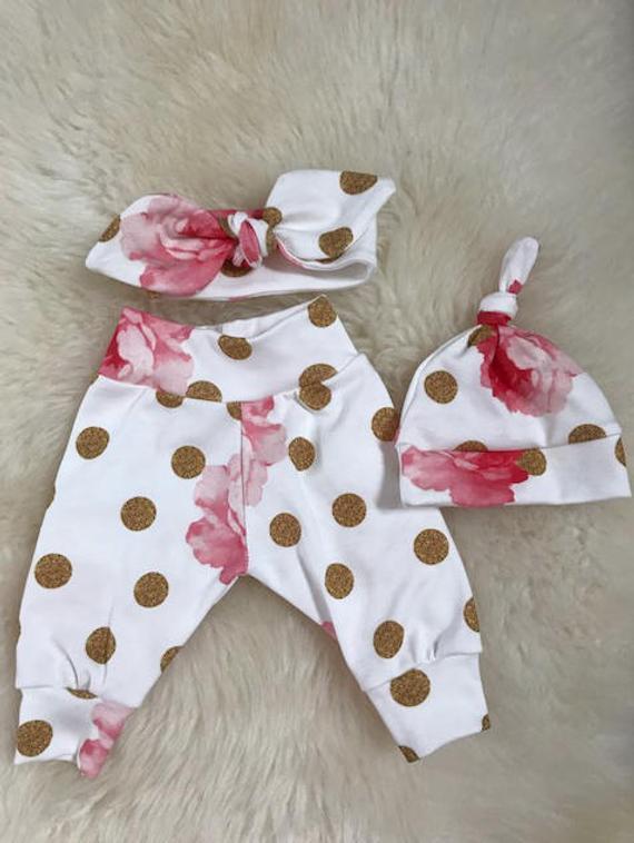 NEWBORN GIRL Coming Home Outfit