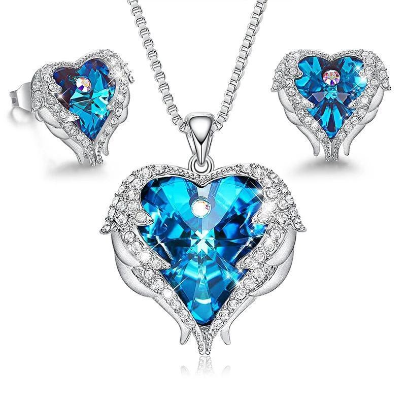 Wings Heart Shaped Necklace