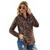 Leopard Zipper Women T-shirt