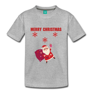 Toddler Cotton Glitter Merry Christmas T-Shirt