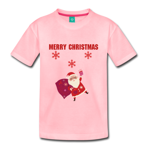 Toddler Cotton Glitter Merry Christmas T-Shirt